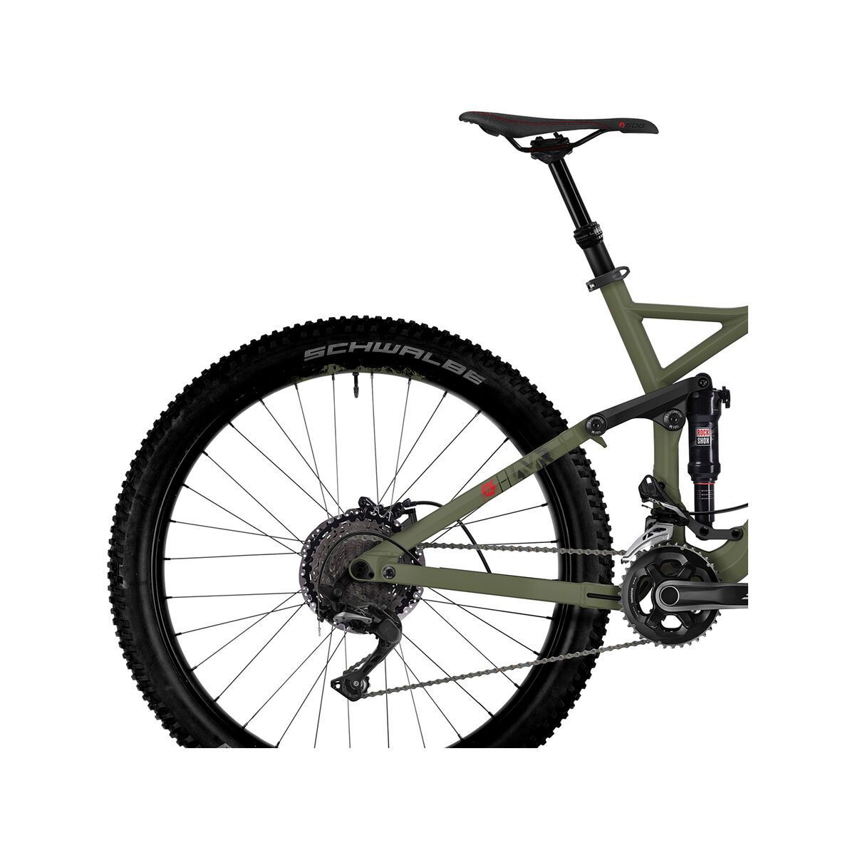 Ghost H AMR 6 AL, army green/night black/riot red - Bild 5