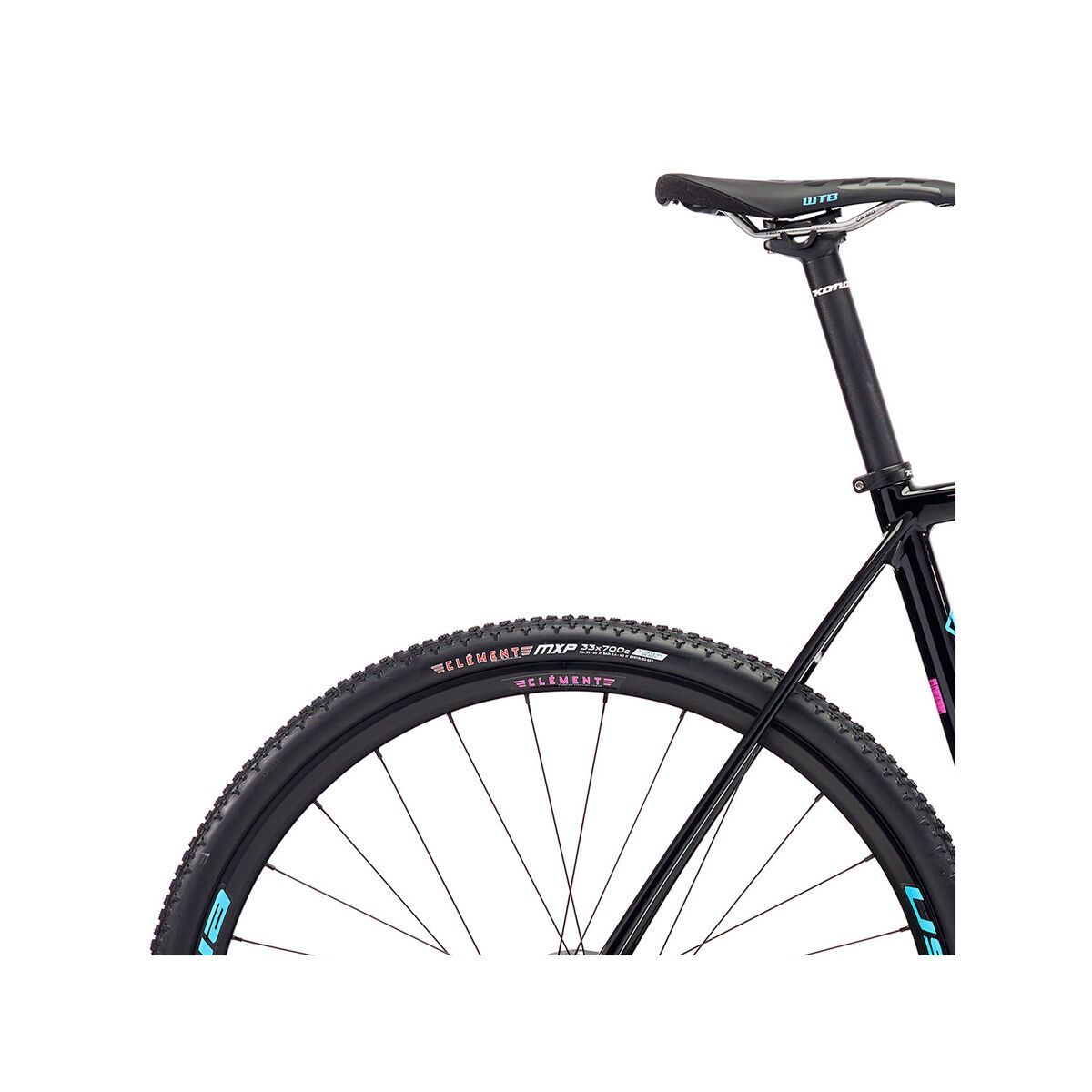 Kona Super Jake, gloss black w/ magenta & cyan decals - Bild 6