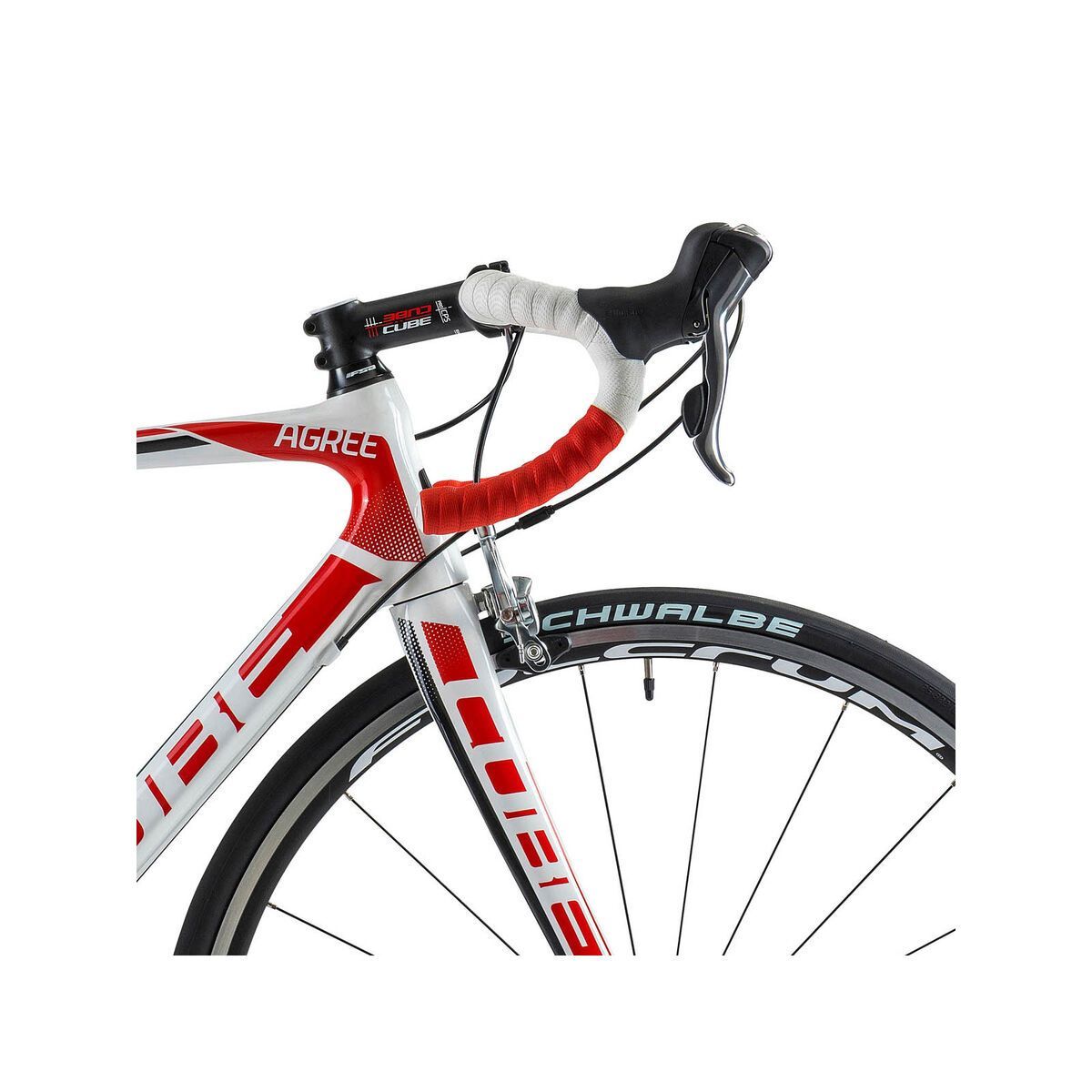 Cube Agree GTC 3-fach, white/black/red - Bild 5