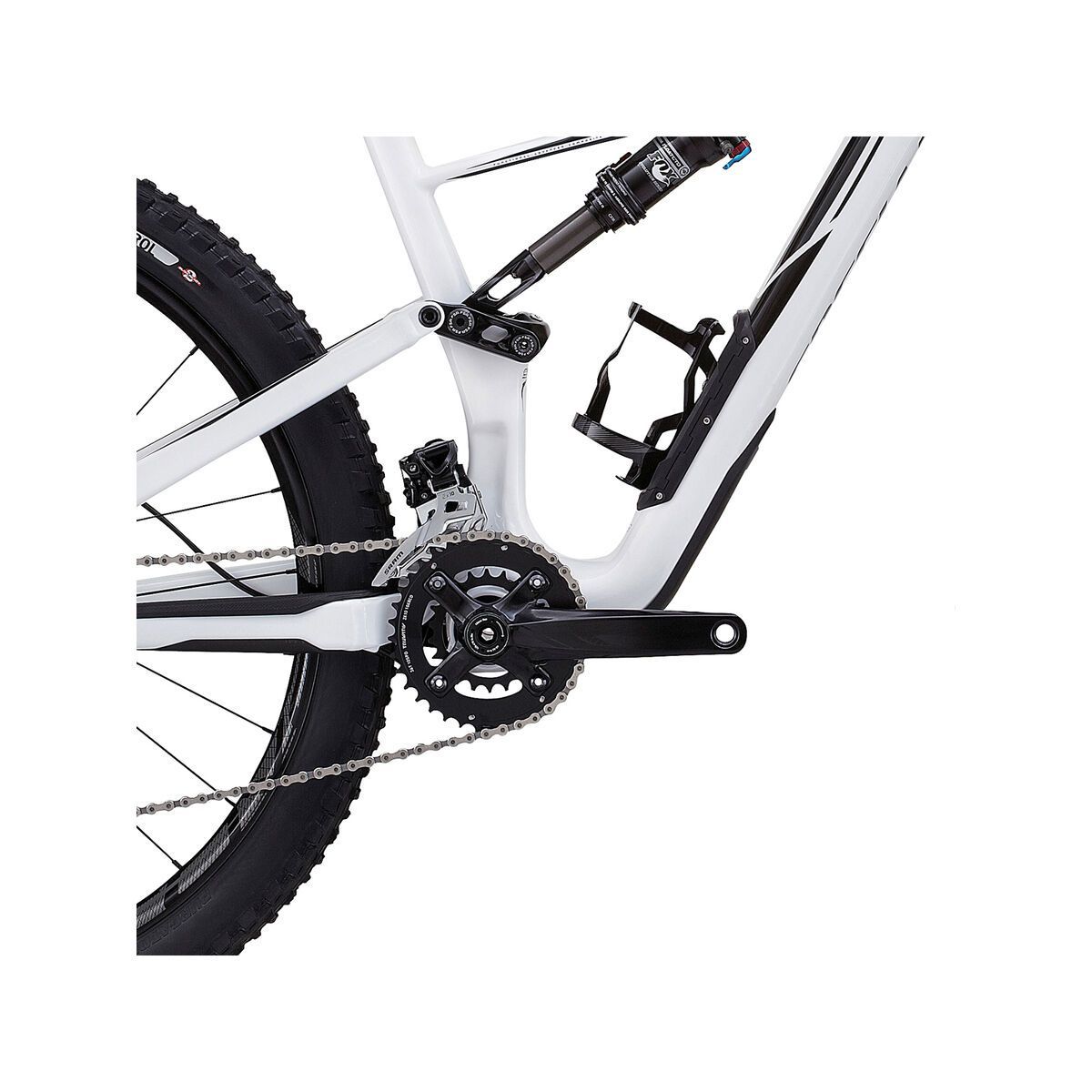 Specialized Stumpjumper FSR Comp Carbon 650b, gloss white/black - Bild 3