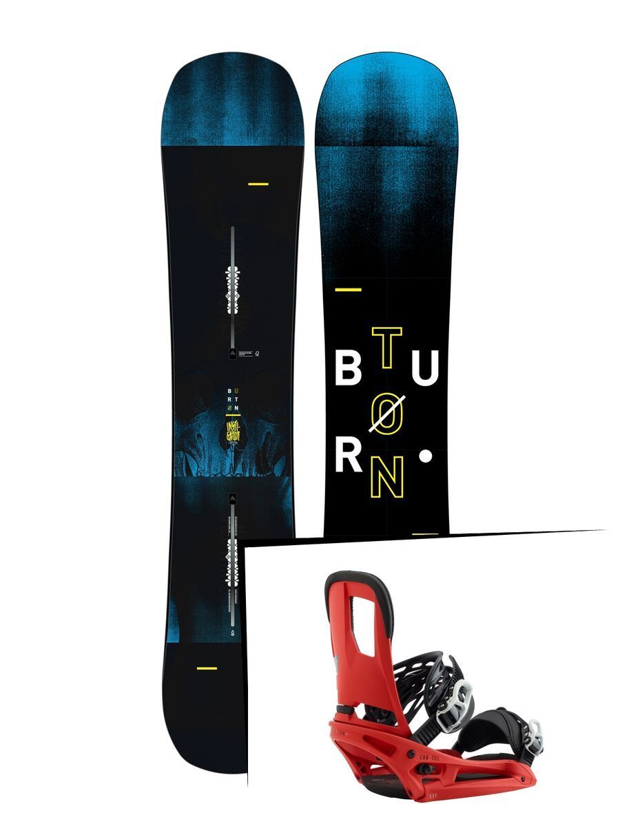 Set: Burton Instigator Wide 2019 + Burton Cartel EST red - Bild 1