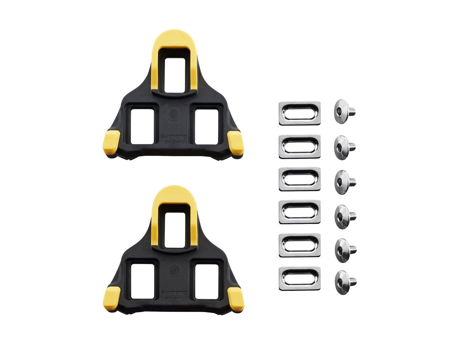 Shimano SM-SH11 SPD-SL Gelb mit Bewegungsfreiheit - Bild 1