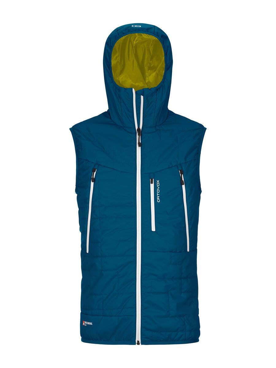 Ortovox Swisswool Piz Boè Vest M, petrol blue - Bild 1