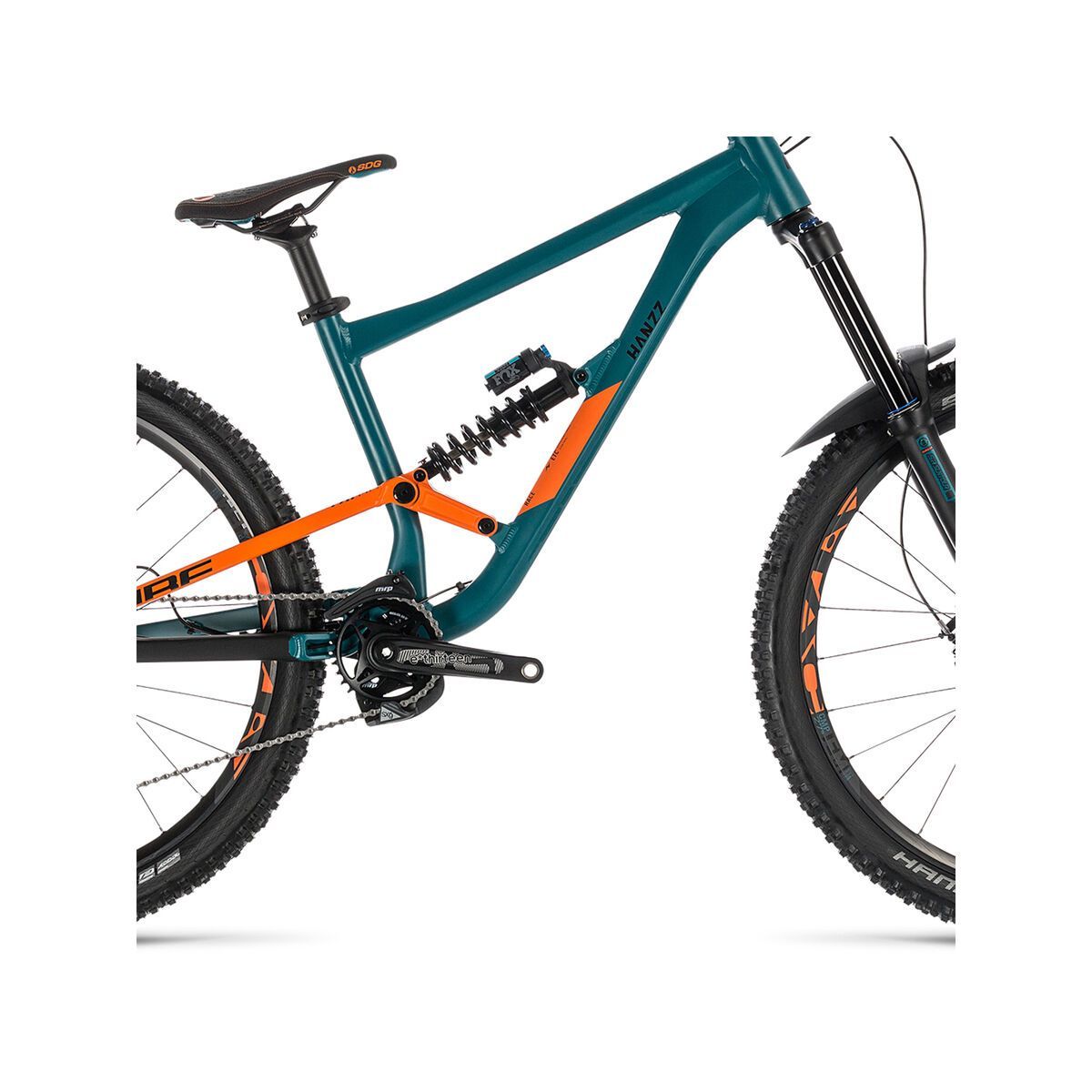 Cube Hanzz 190 Race 27.5, pinetree´n´orange - Bild 3