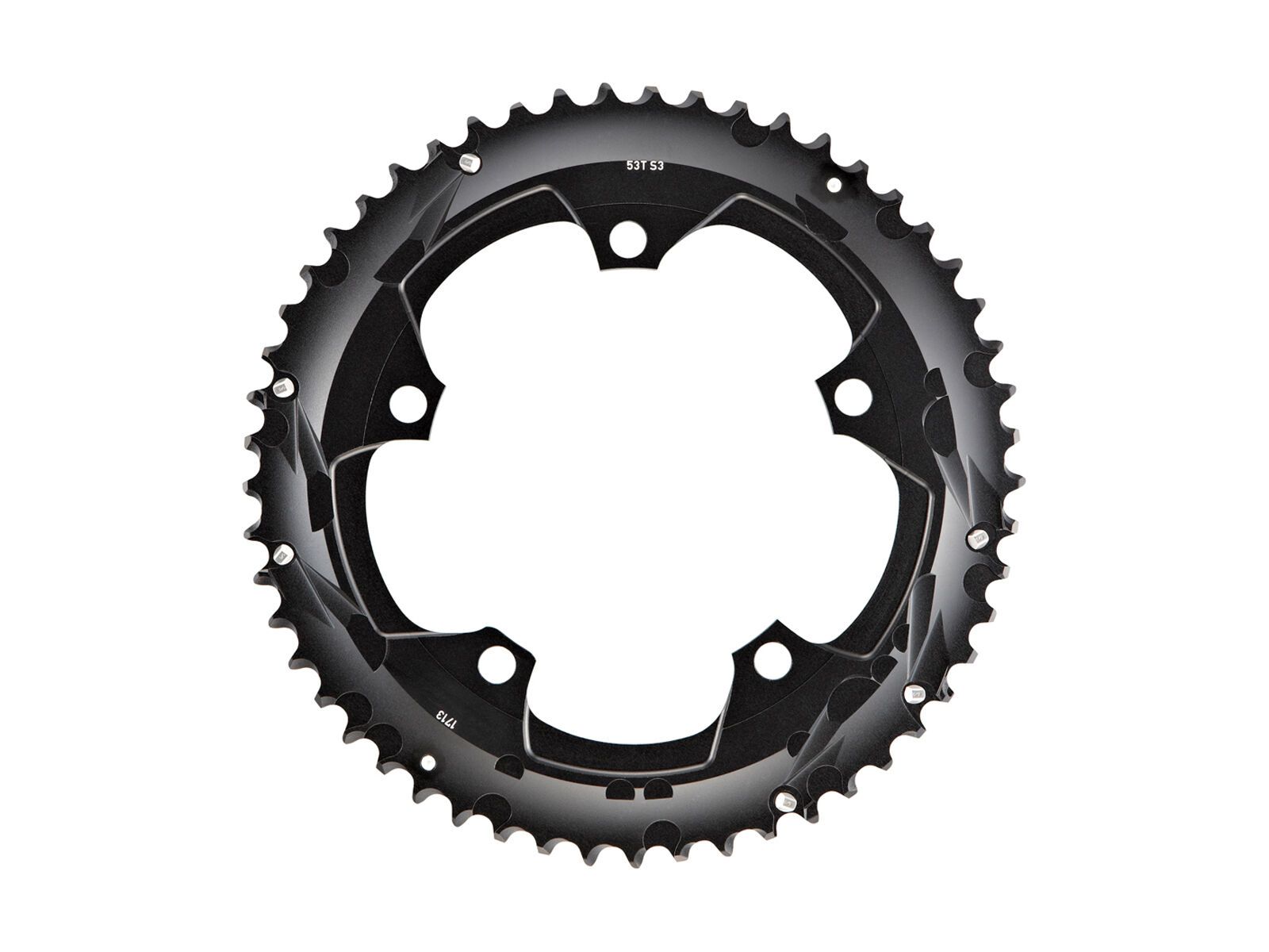 SRAM Red Kettenblatt - 2x10, mattschwarz - Bild 1