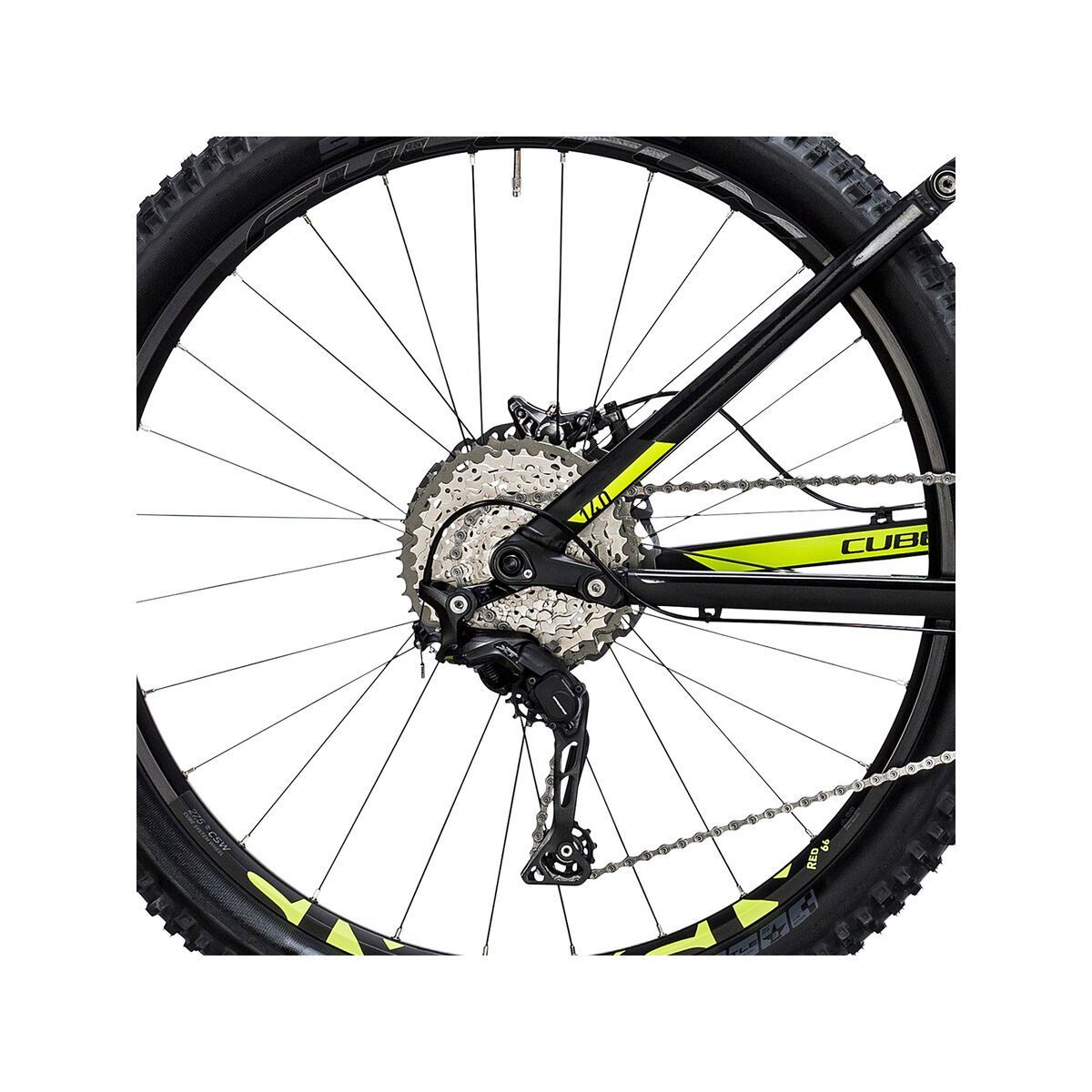 Cube Stereo 140 HPA Race 27.5, black´n´flashyellow - Bild 4