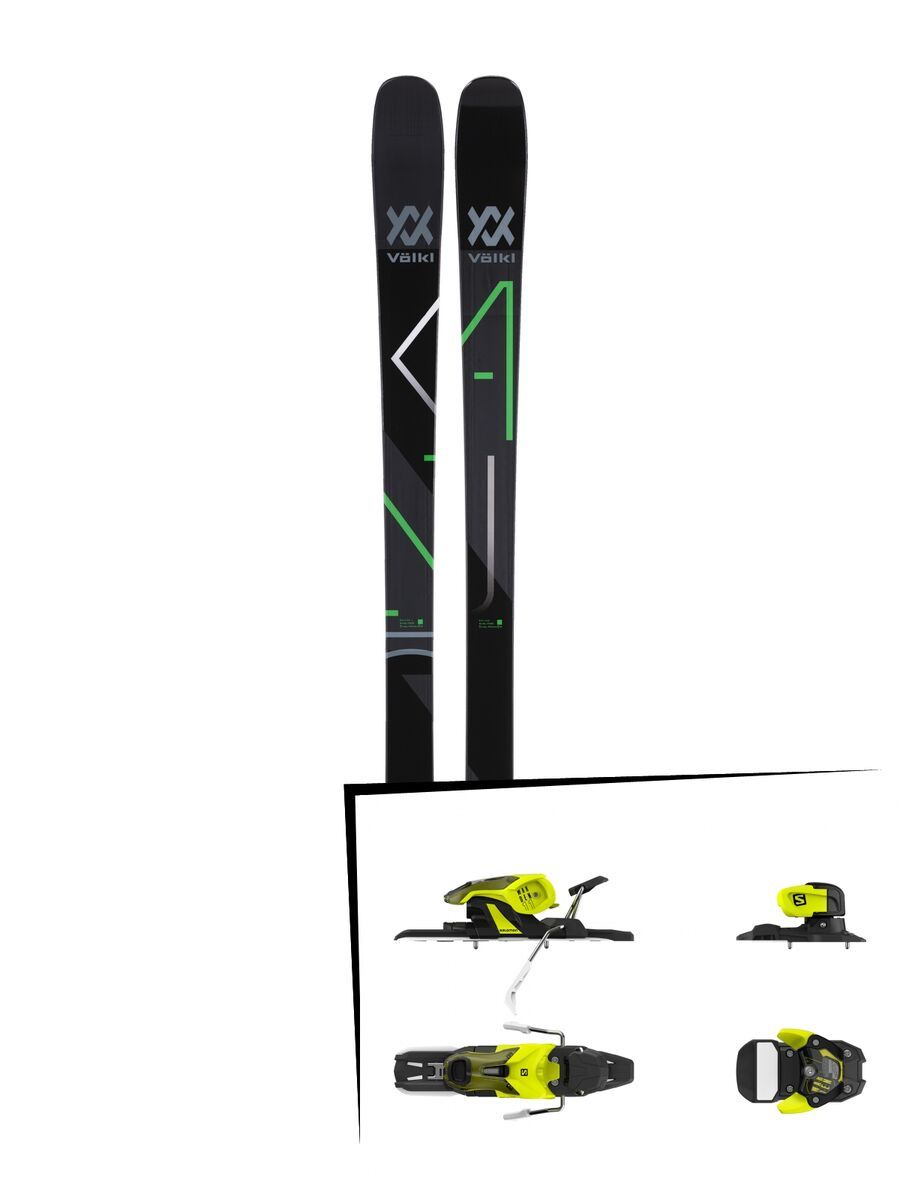 Set: Völkl Kanjo 2018 + Salomon Warden 11 yellow/black - Bild 1