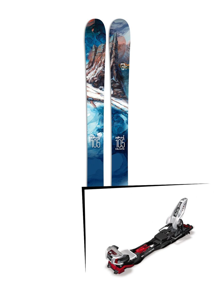 Set: Icelantic Nomad 2017 + Marker Baron EPF 13 (499351S) - Bild 1