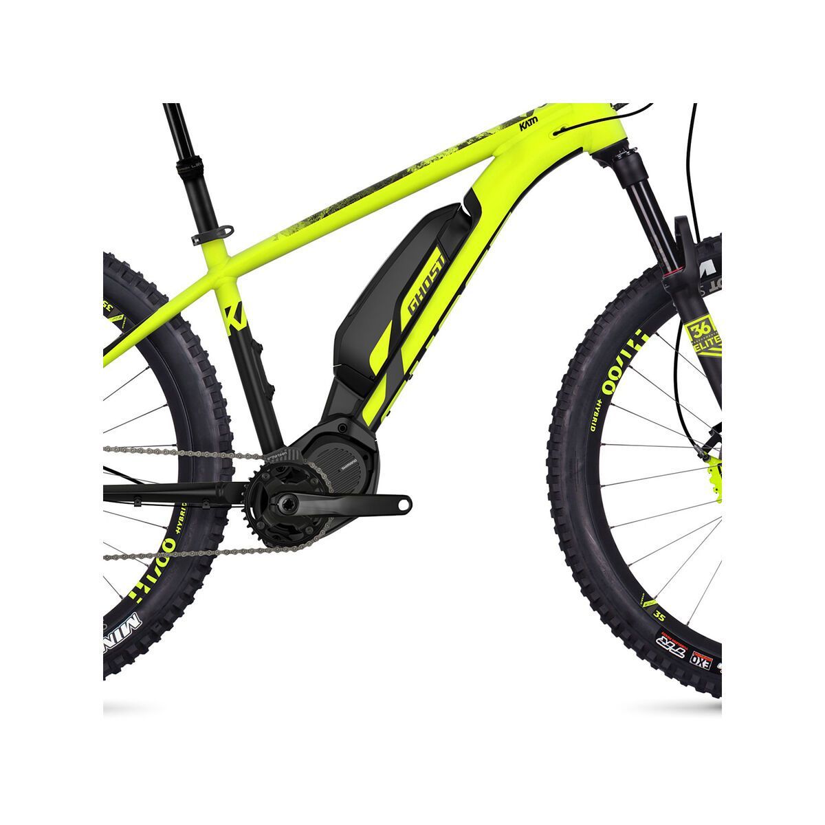 Ghost Hybride Kato S8.7+ AL, neon yellow/night black - Bild 3