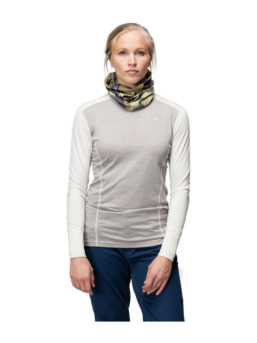 Norrona /29 Microfiber Neck, green camo - Bild 2