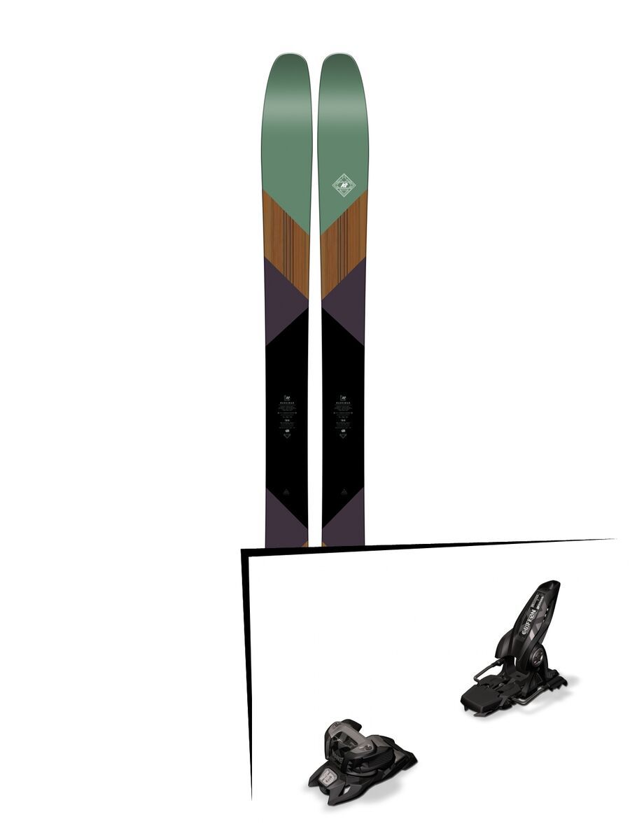 Set: K2 SKI Marksman 2017 + Marker Griffon 13 ID 110 mm, black - Skiset - Bild 1