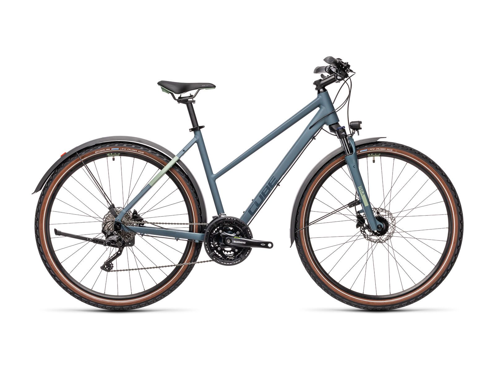 Cube Nature Pro Allroad Trapeze, blue´n´green - Bild 1