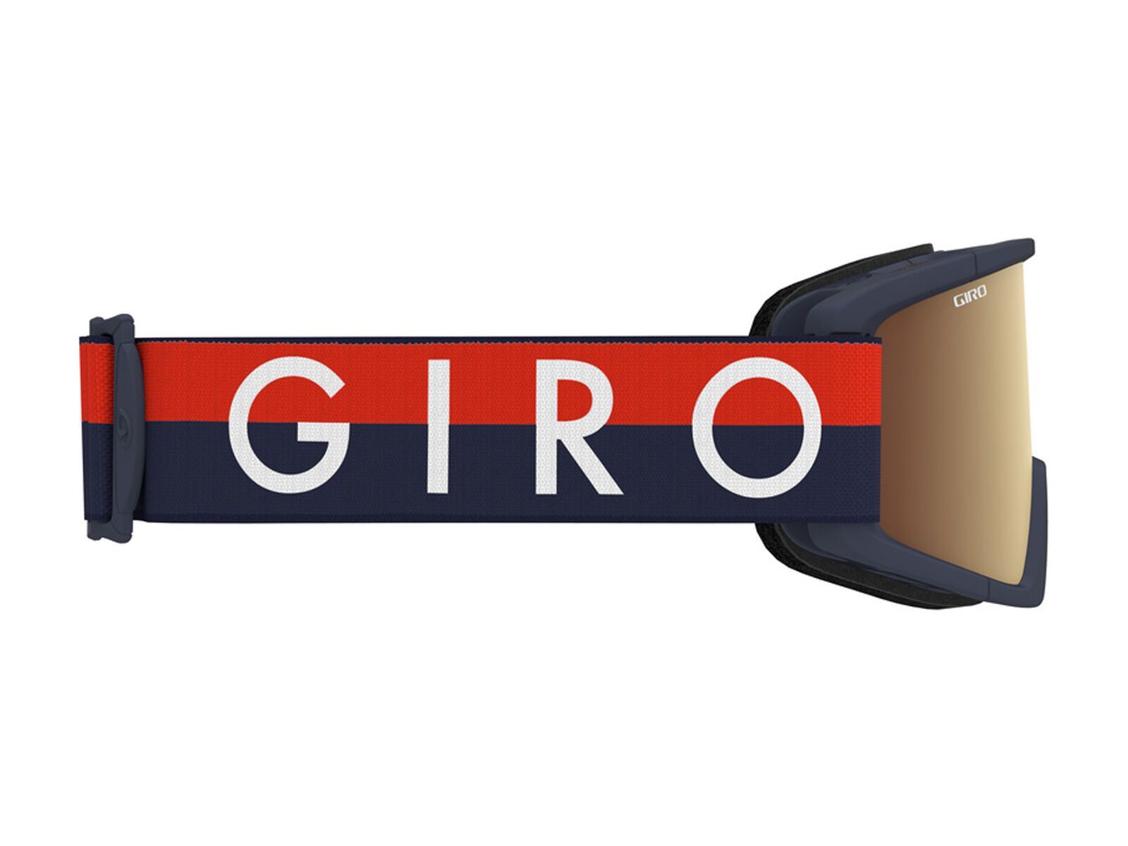 Giro Semi inkl. WS, midnight red throwback/Lens: amber gold - Bild 4