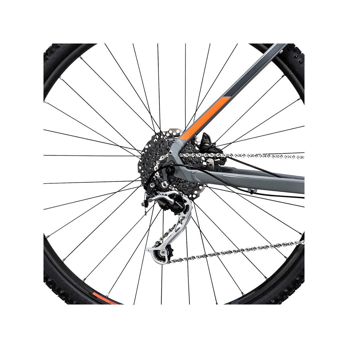 Cube Nature Trapeze, grey´n´ flashorange - Bild 4