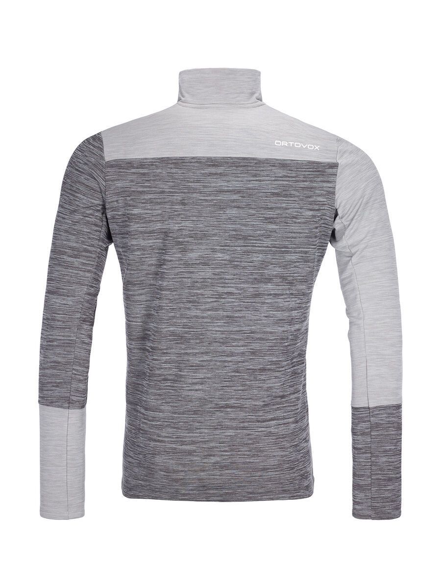 Ortovox Merino Fleece Light Zip Neck M, grey blend - Bild 2