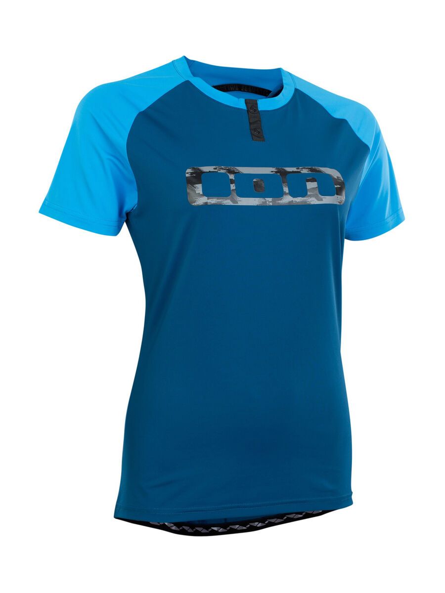 ION Button Tee SS Traze Wms, ocean blue - Bild 1