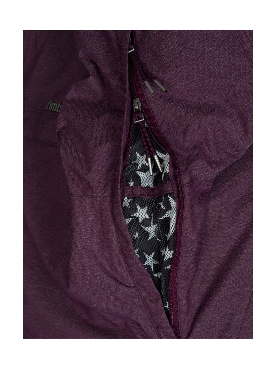 Zimtstern Snowy Mash Snow Jacket, plum - Bild 4