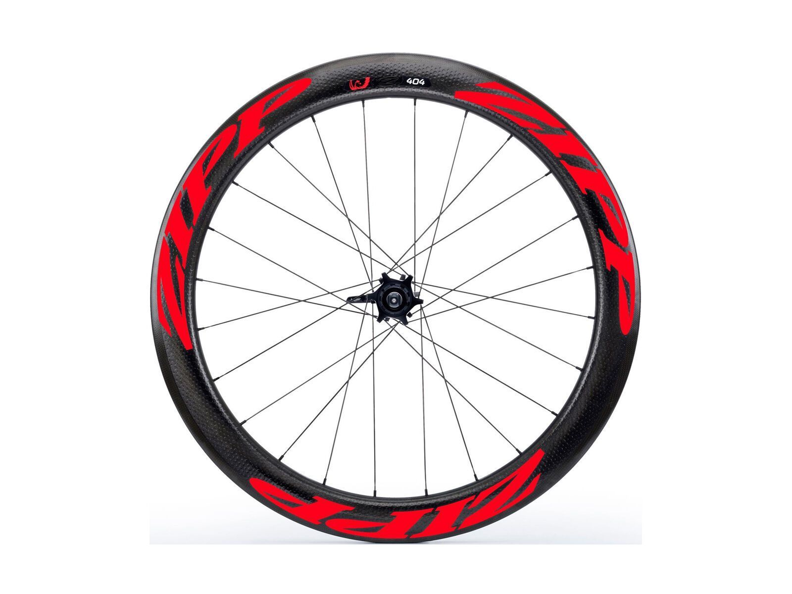 Zipp 404 Firecrest Tubular Disc-brake, schwarz/rot - Bild 1