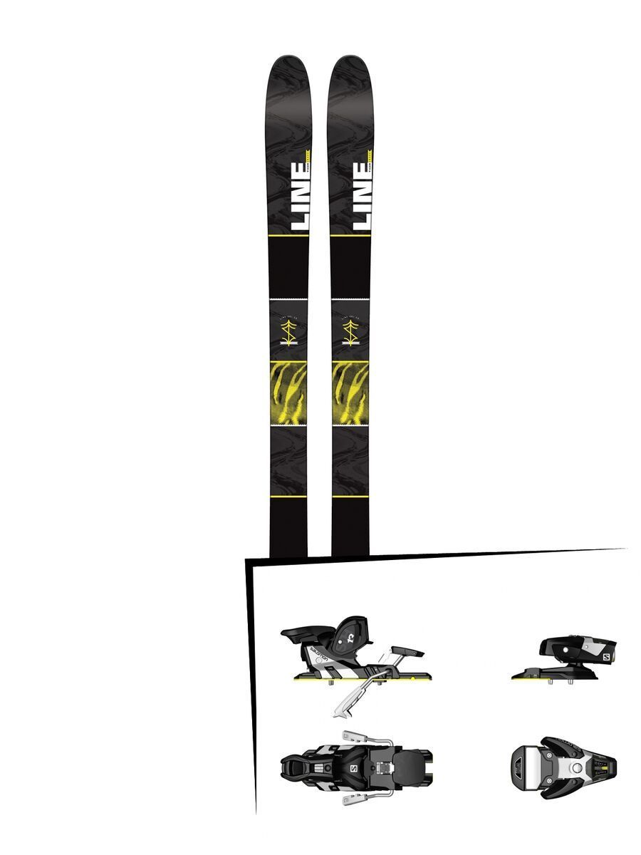 Set: Line Tigersnake 2016 + Salomon STH2 WTR 13 (1456103) - Bild 1