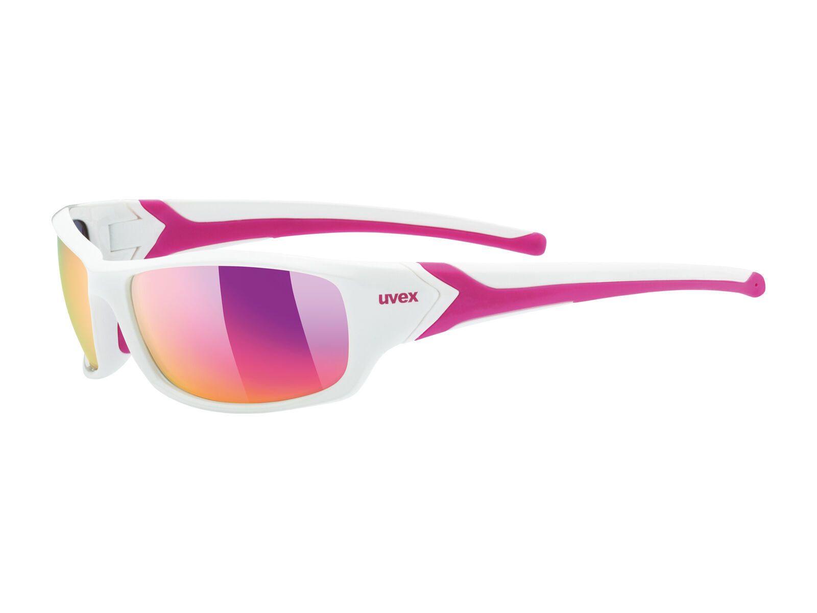 uvex sportstyle 211, white pink/Lens: mirror purple - Bild 1