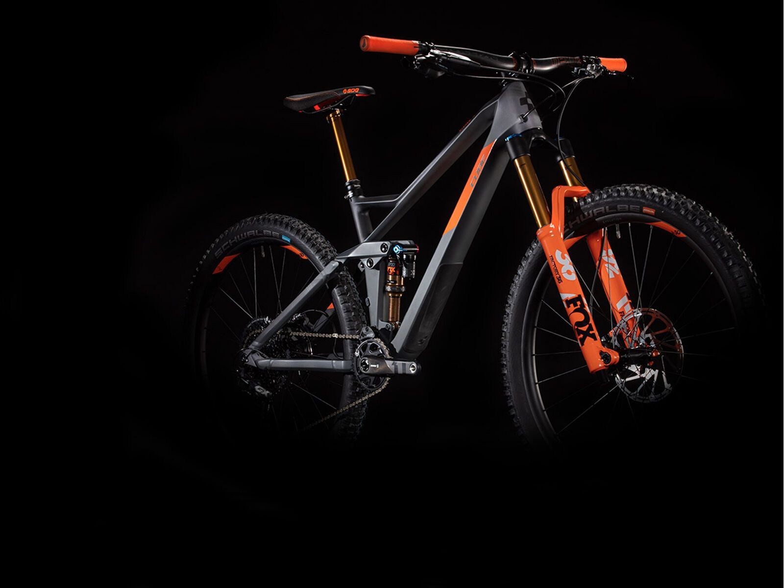 Cube Stereo 140 HPC TM 27.5, grey´n´orange - Bild 2