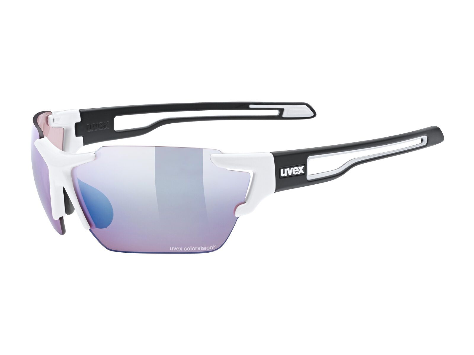 uvex sportstyle 803 cv Colorvision Litemirror Amber, white black mat - Bild 1