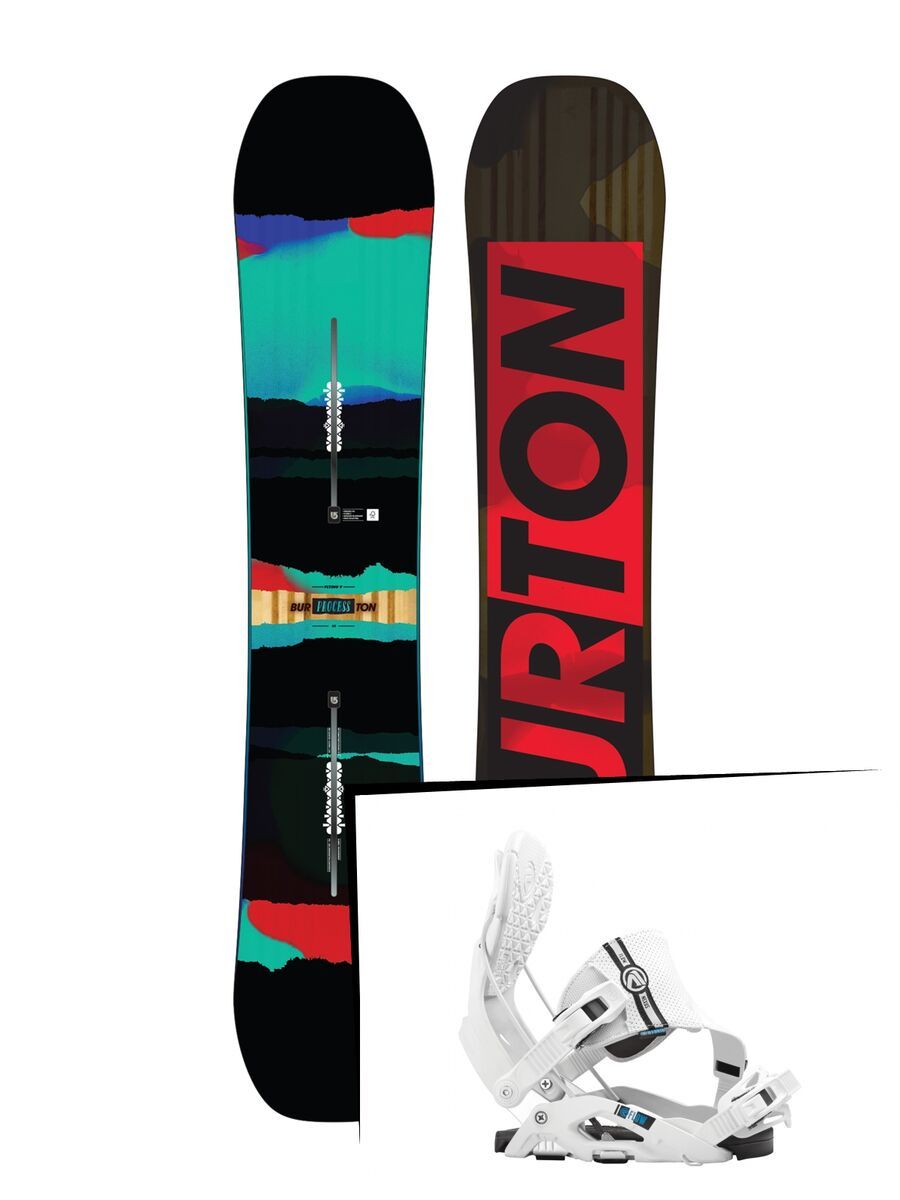 Set: Burton Process Flying V 2016 + Flow Nexus Hybrid (1513172S) - Bild 1