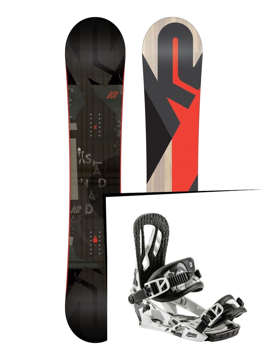 Set: K2 Standard 2018 + Nitro Pusher ice camo - Bild 1