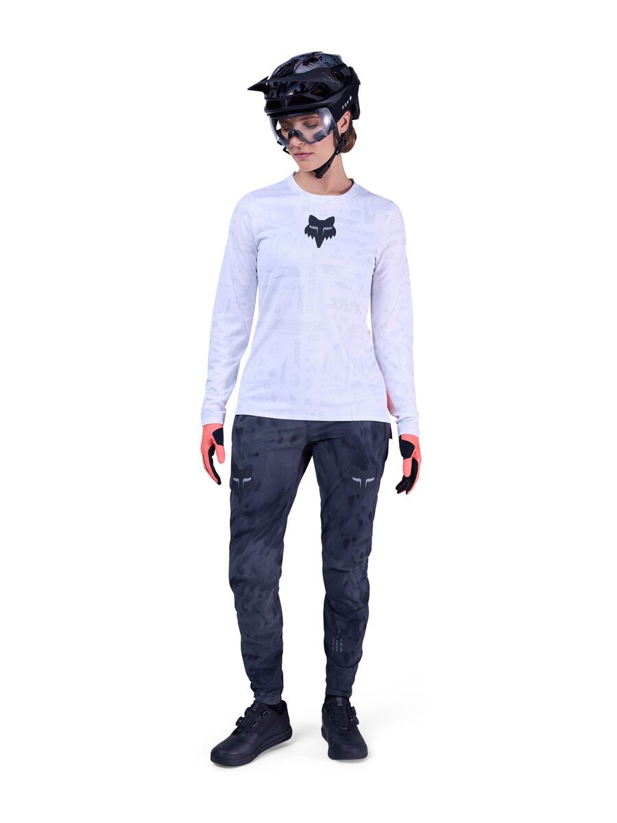 Fox Womans Ranger LS Jersey Lunar, white - Bild 8
