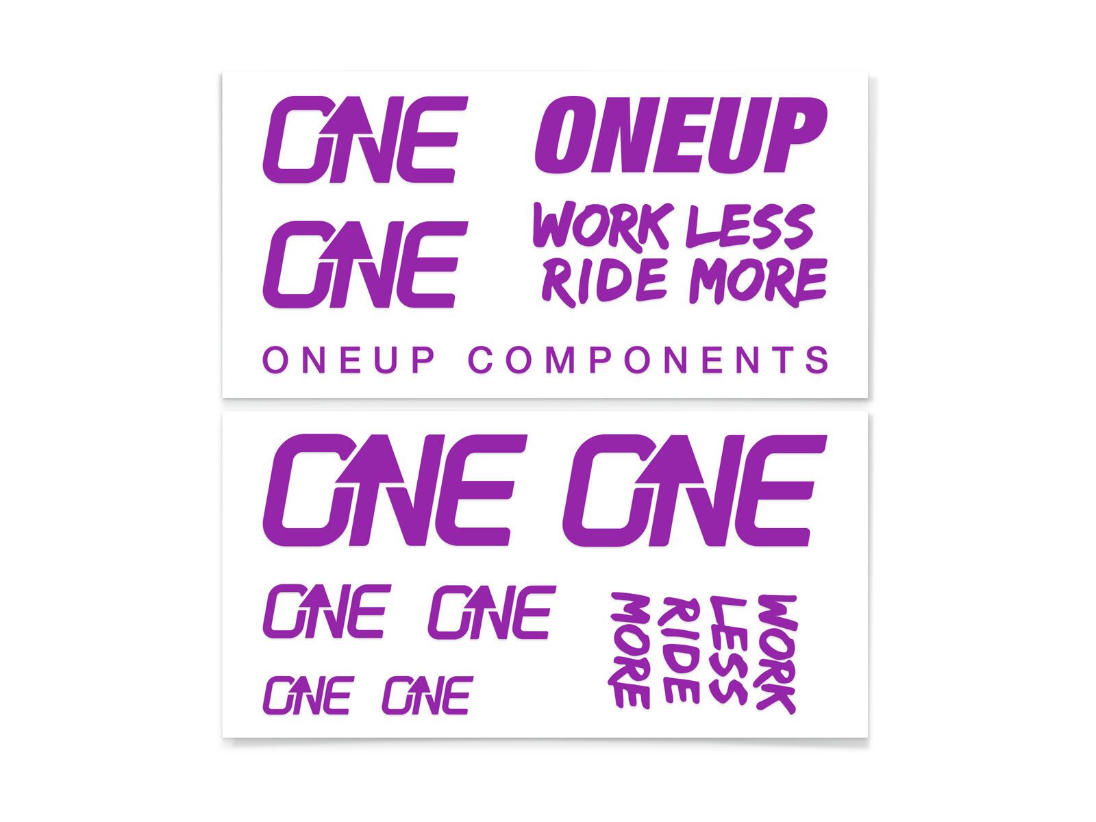 OneUp Components Decal Kit Carbon Handlebar, purple - Bild 1