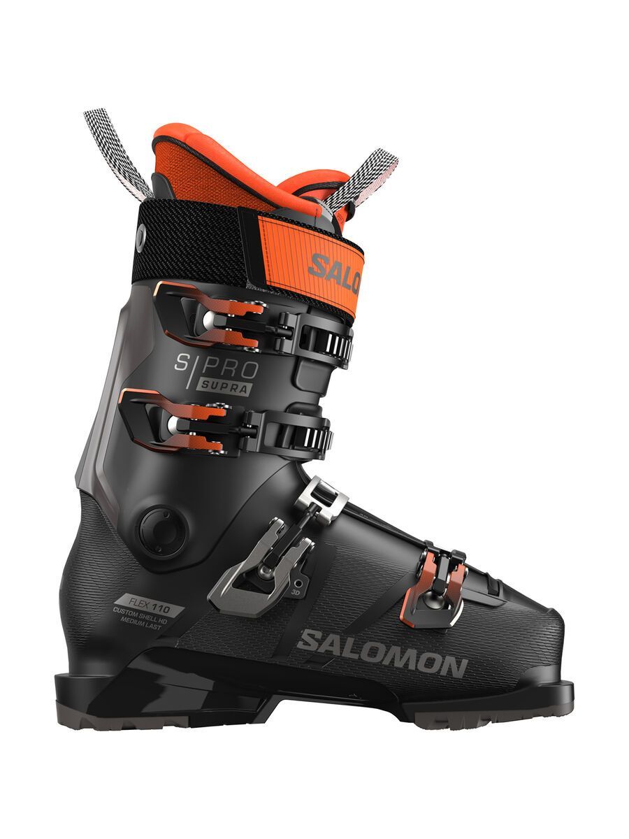 Salomon S/Pro Supra 110 GW, black/dark grey met./orange tiger - Bild 1