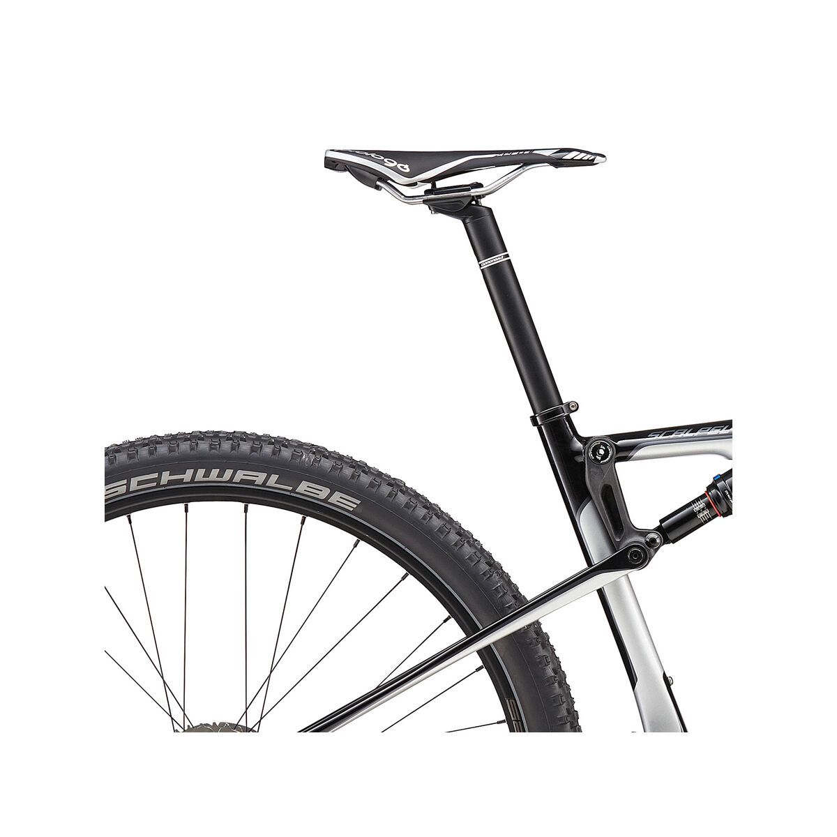 Cannondale Scalpel-Si Carbon 4 27.5, jet black w/ fine silver and charcoal gray, gloss - SLV - Bild 5