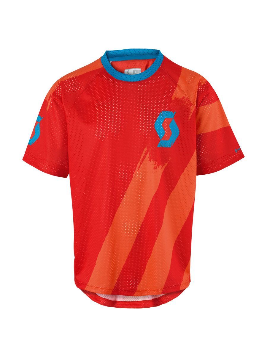 Scott Progressive 10 s/sl Shirt, red/tangerine orange - Bild 1