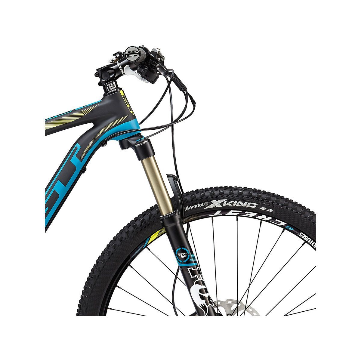 GT Helion Carbon Pro 27.5, matte black/blue - Bild 5