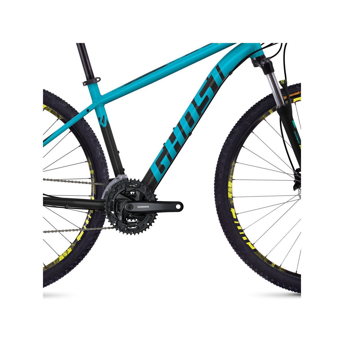 Ghost Kato 4.9 AL, electric blue/night black/neon yellow - Bild 3