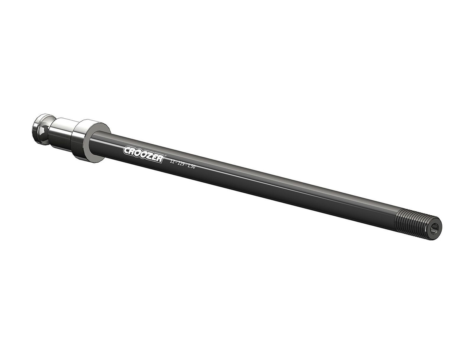 Croozer Steckachskupplung N - 12x197 Fatbike (229 mm, 1.50), black - Bild 1