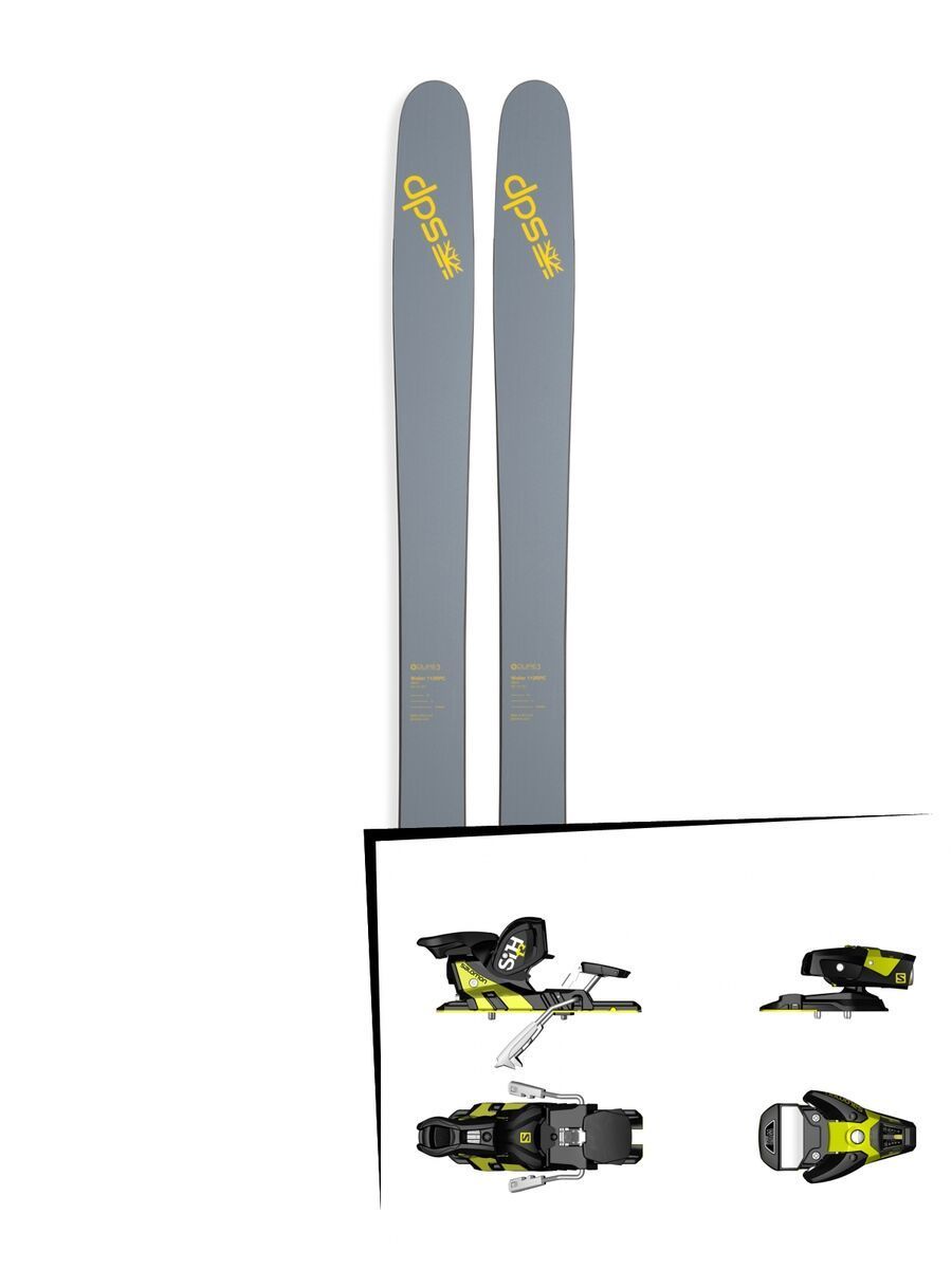 DPS Skis Set: Wailer 112 RPC Pure3 2016 + Salomon STH2 WTR 13 - Bild 1