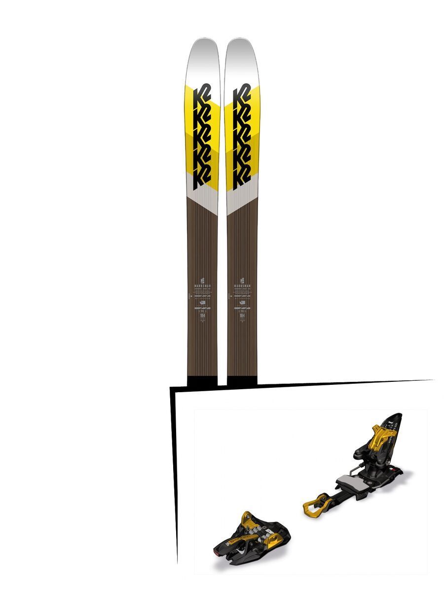 Set: K2 SKI Marksman 2018 + Marker Kingpin 10 - Bild 1