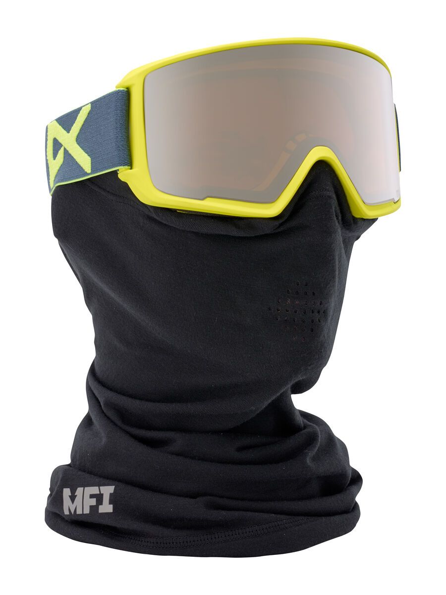 Anon M3 MFI + Spare Lens, lemonade/silver amber - Bild 2