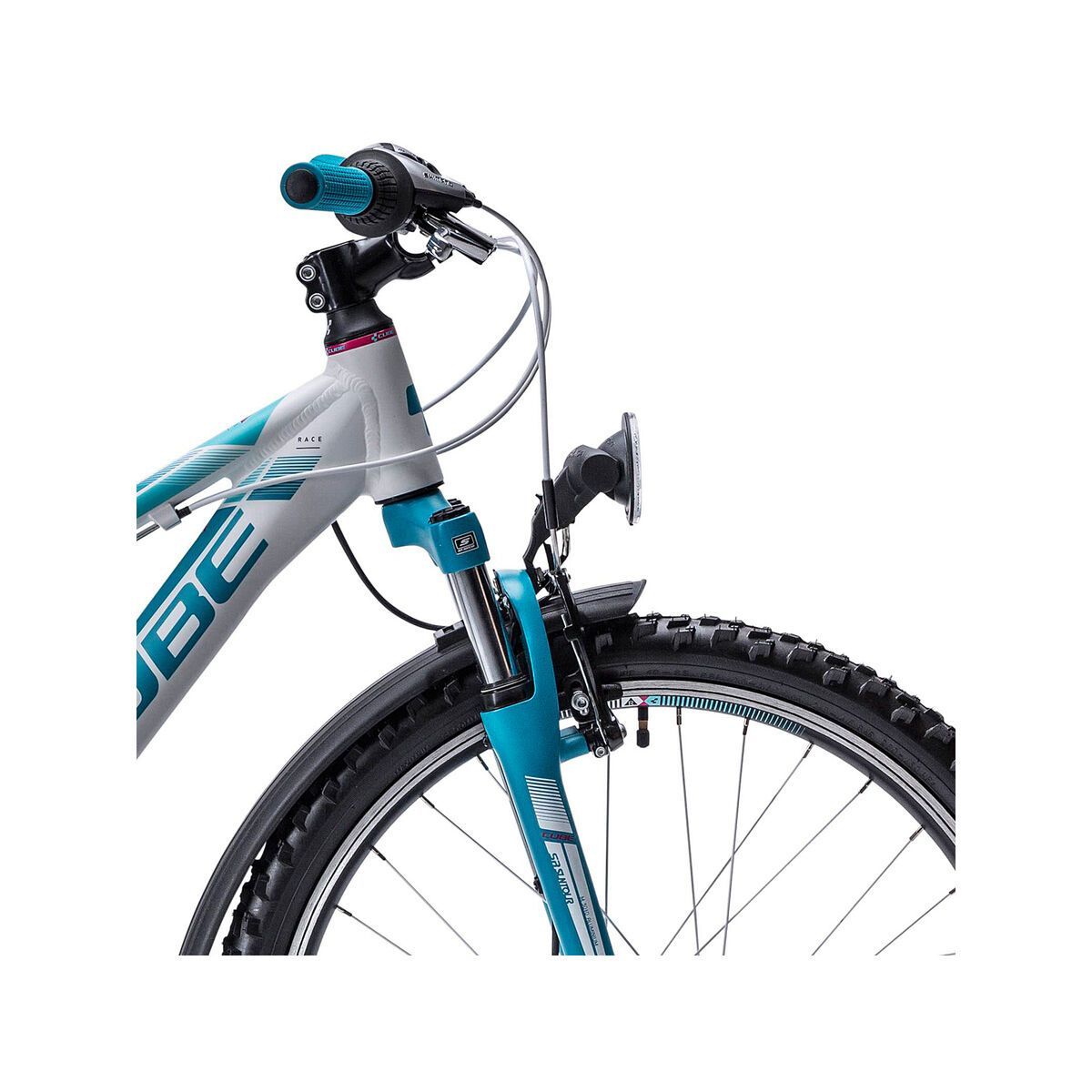 Cube Kid 240 Allroad, white/blue - Bild 5