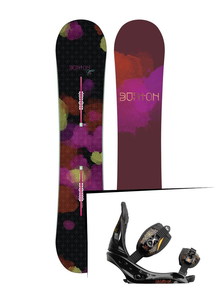 Set: Burton Genie 2015 +  Stiletto EST (364559S) - Bild 1