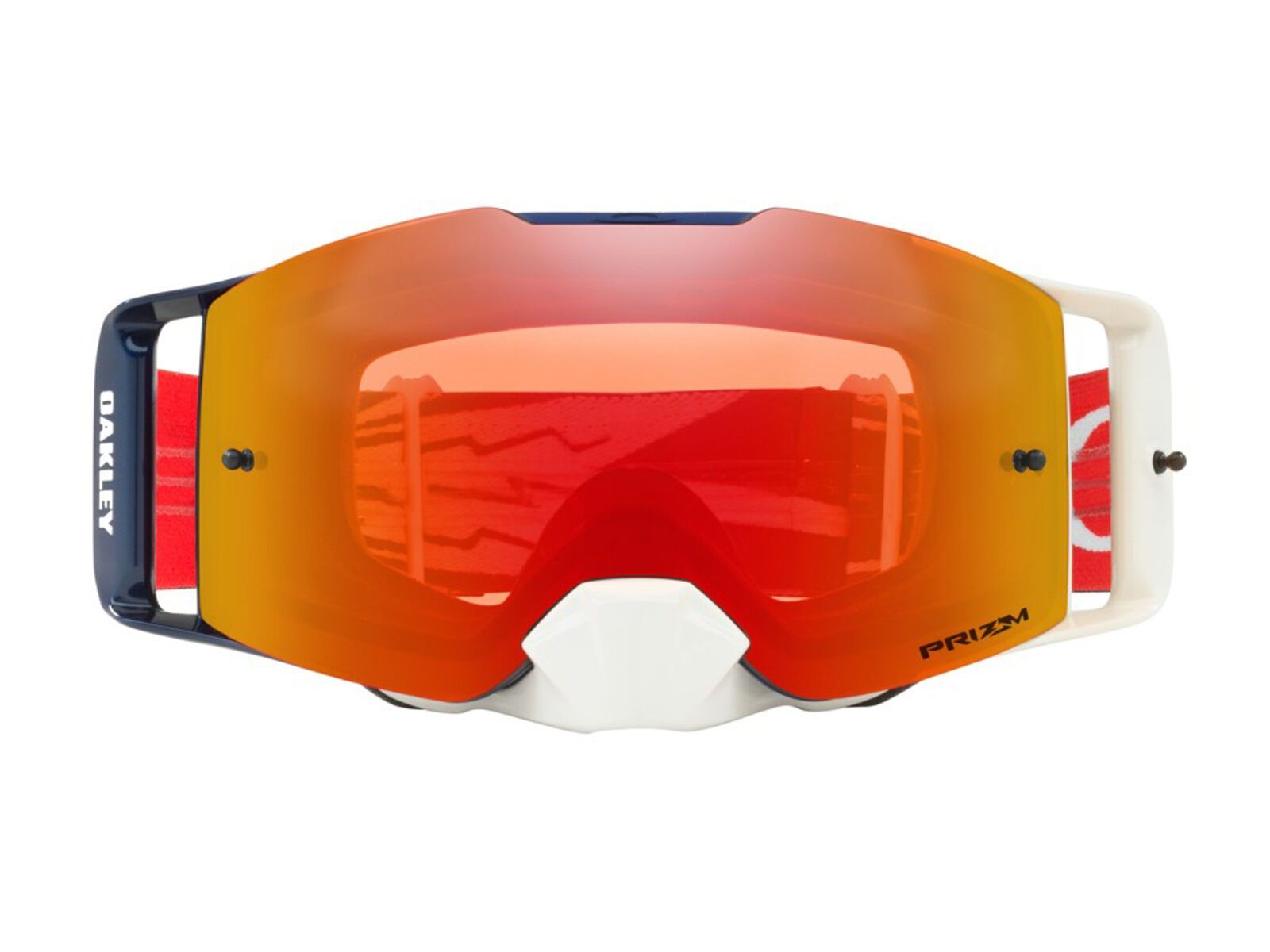 Oakley Front Line MX Prizm, high voltage red navy/Lens: prizm mx torch iridium - Bild 2