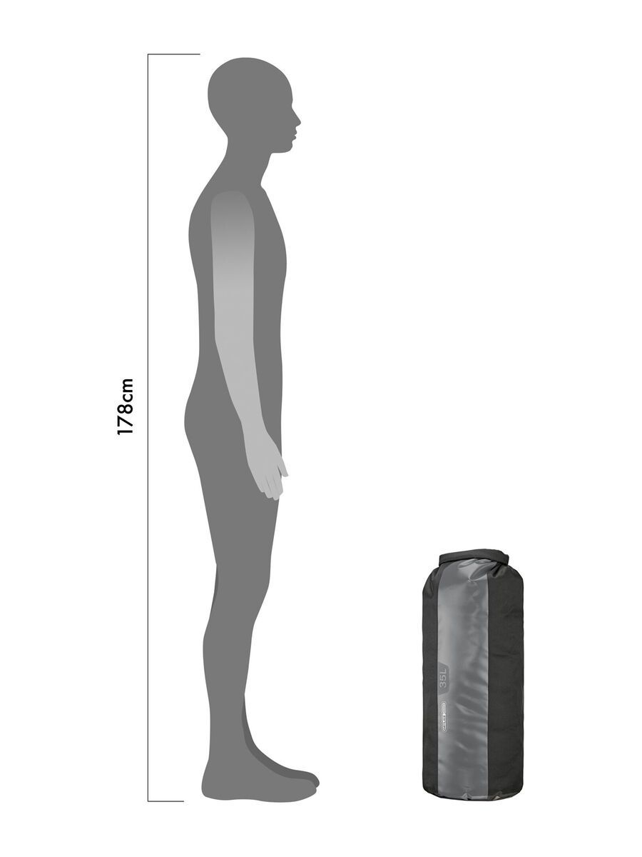 ORTLIEB Dry-Bag Heavy Duty 35 L, black-grey - Bild 5