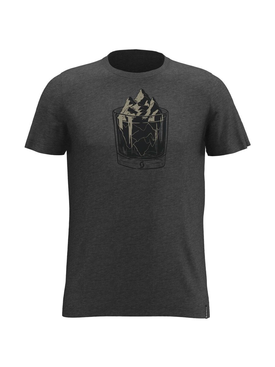 Scott 20 Casual dye S/SL Tee, dark grey melange - Bild 1