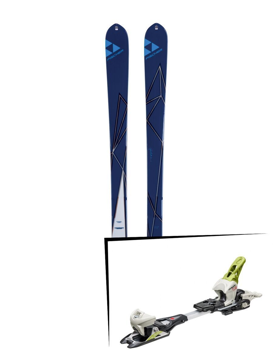 Set: Fischer My Transalp 82 2018 + Fritschi Diamir Eagle 12 lemongrass - Bild 1