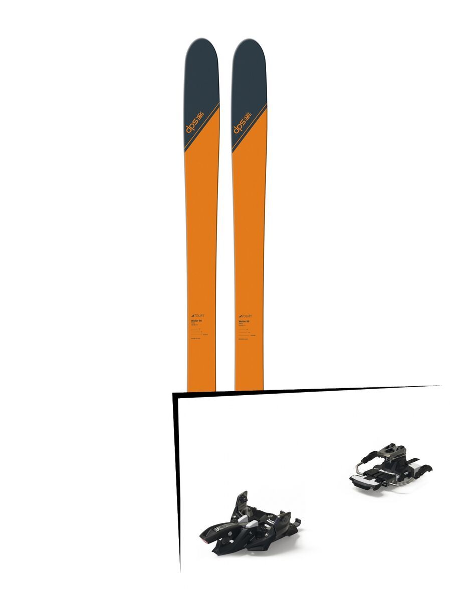 Set: DPS Skis Wailer 99 Tour1 2018 + Marker Alpinist 12 Long Travel black/titanium - Bild 1