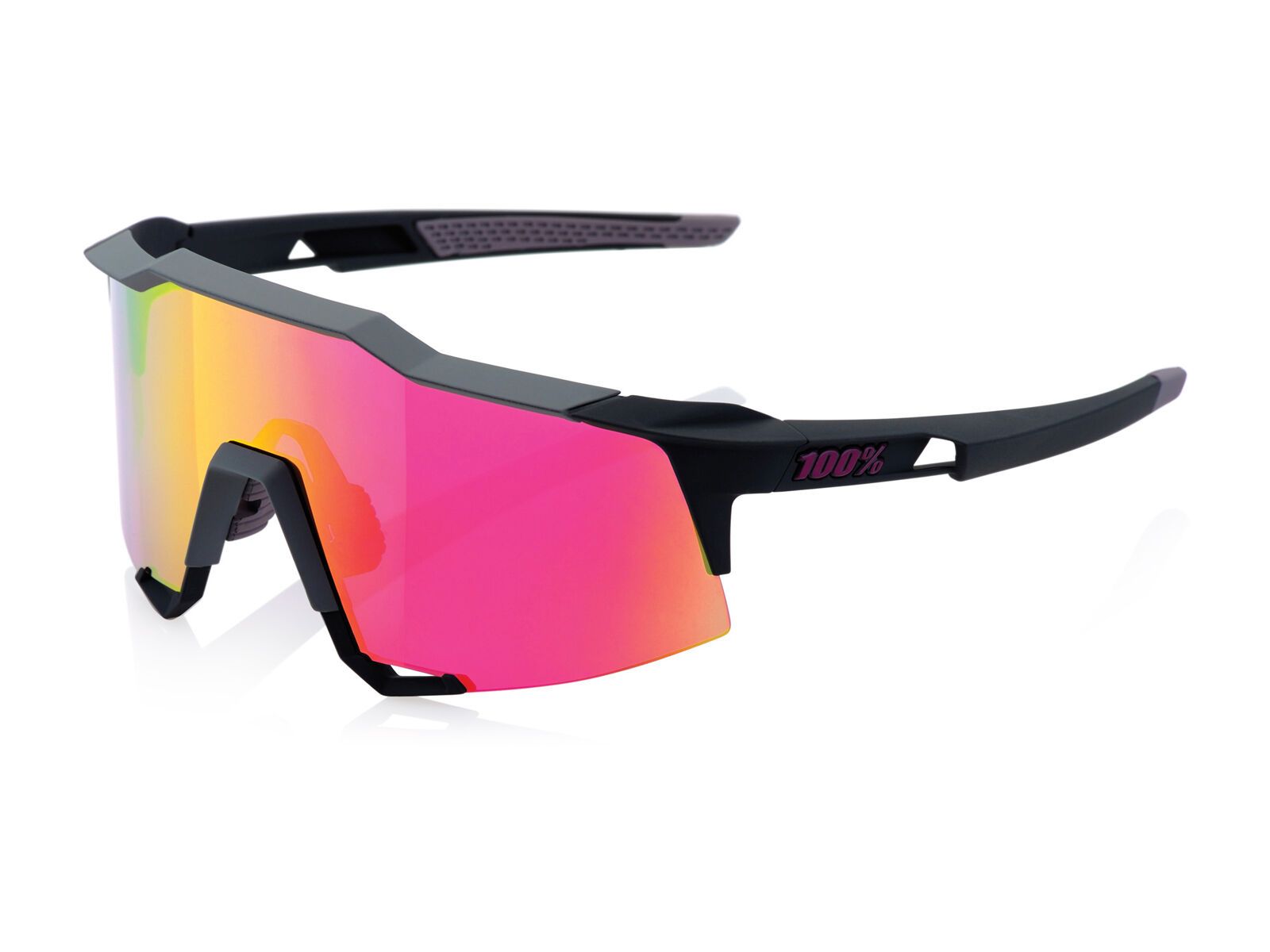 100% Speedcraft, graphite/Lens: purple multilayer mirror - Bild 1