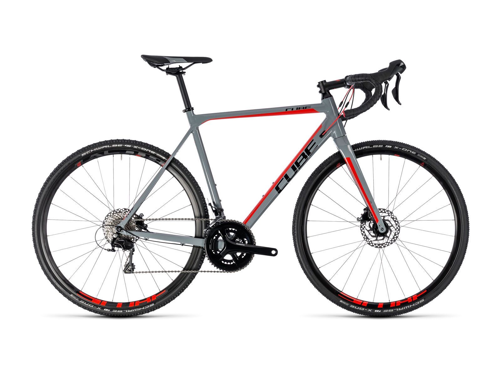 Cube Cross Race Pro, grey´n´red - Bild 1