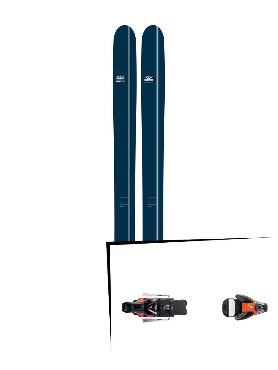 DPS Skis Set: Lotus 124 Powderworks Special Edition 2016 + Salomon STH2 WTR 16 - Bild 1