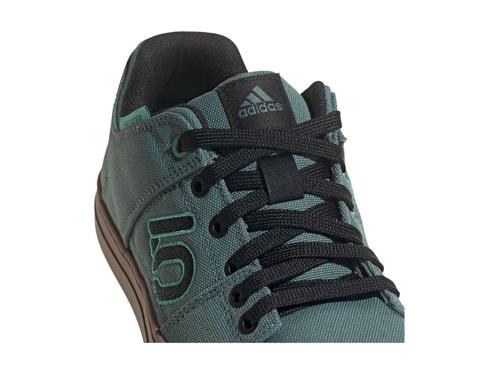 Five Ten Freerider Canvas Women, hazy emerald/core black/acid mint - Bild 6
